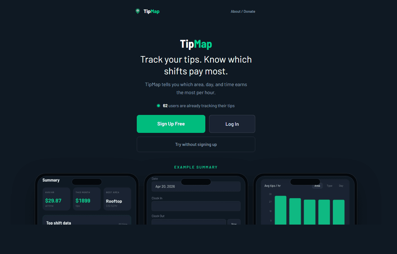 TipMap preview