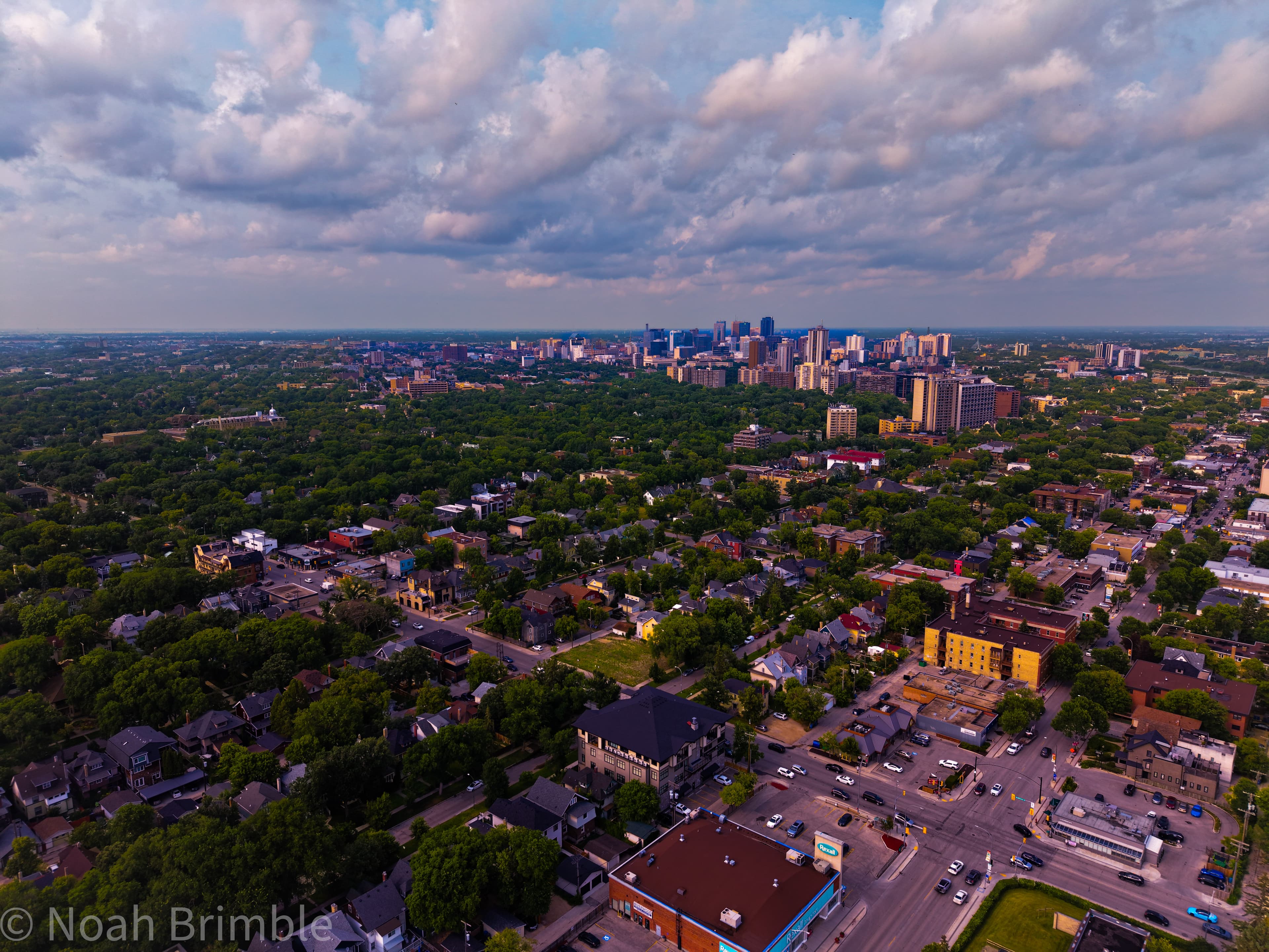 Aerial photo from recent work