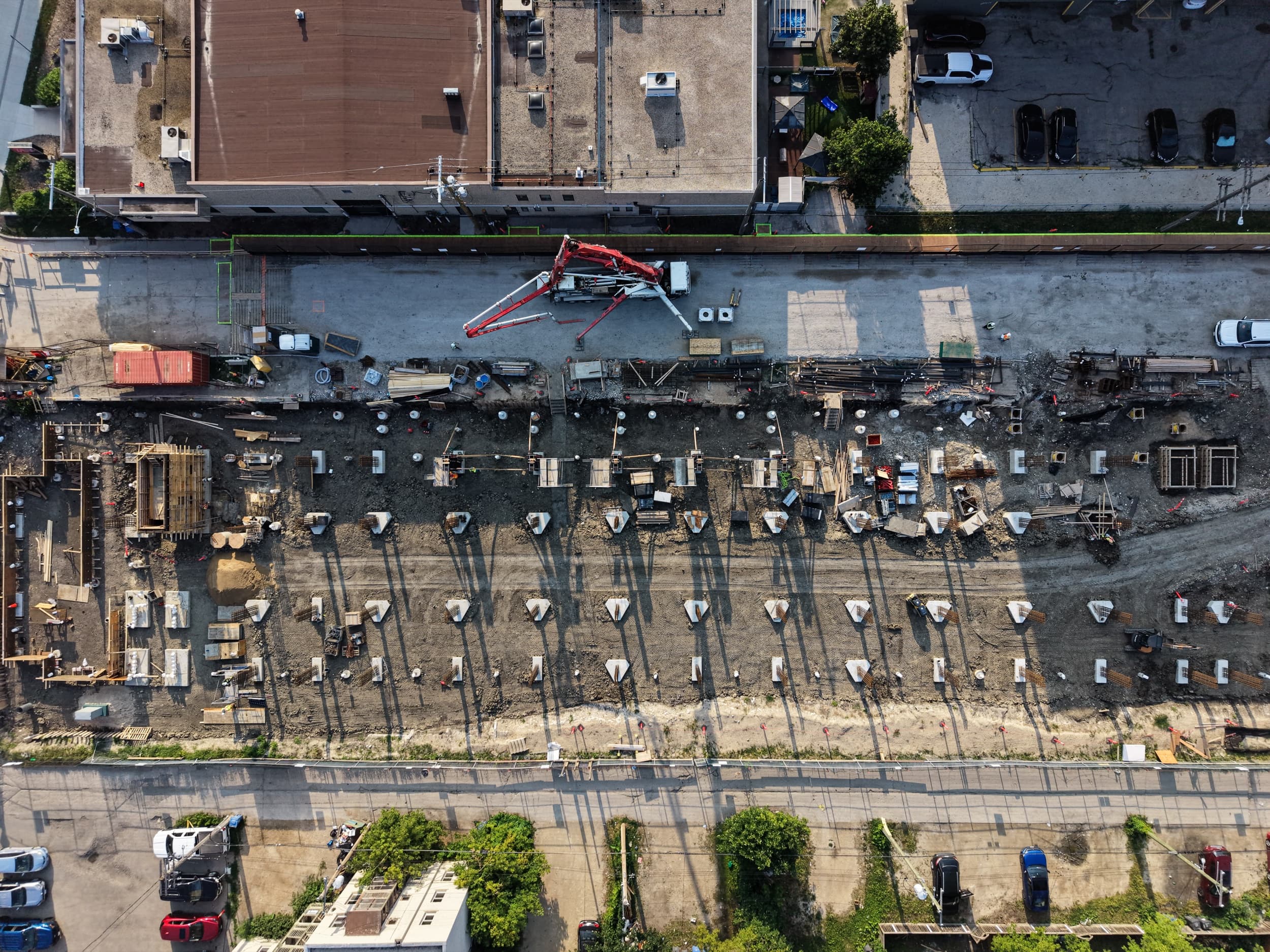 Aerial photo from recent work