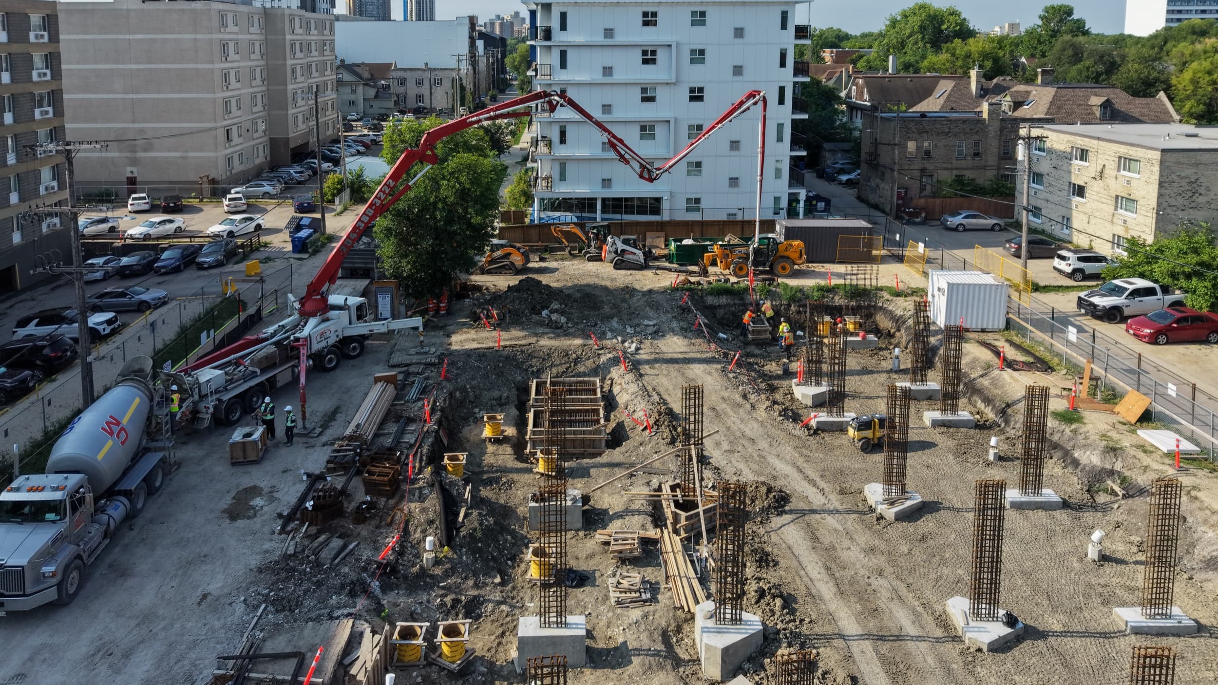 Aerial photo from recent work